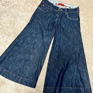 Level 99 Dark Blue Flare Jeans